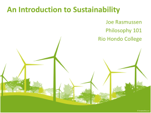 Sustainability Presentation