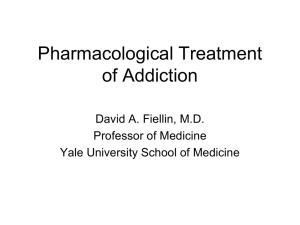 Pharmacological Treatment of Dependence