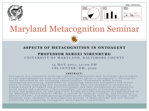 Maryland Metacognition Seminar