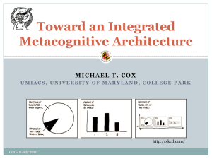 Toward an Integrated Metacognitive Architecture