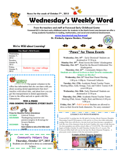 Weekly Word 10 7 15