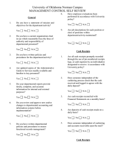 Management Control Self Review