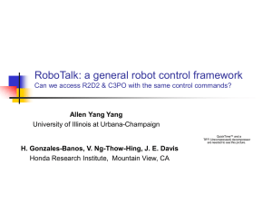 RoboTalk: controlling arms, bases and androids through a single motion interface .