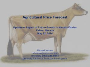 Future Growth in Nevada Dairies, May 2014 - PPT