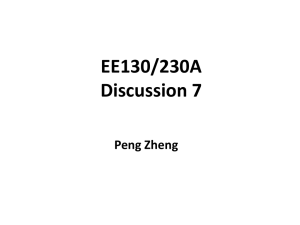EE130/230A Discussion 7 Peng Zheng
