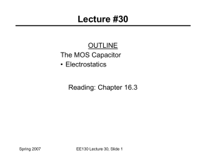 Lectures 30 and 31