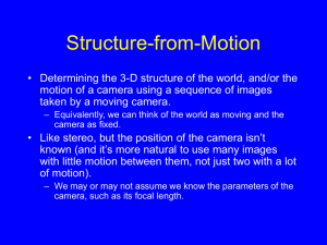 Structure-from-Motion
