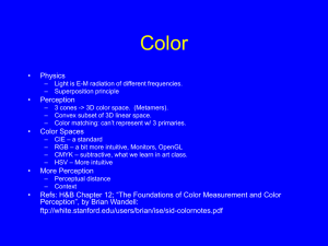 Color • Physics Perception