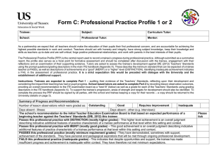 Form C: Professional Practice Profile (2015/16) [DOCX 53.90KB]