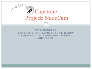 Capstone Project: NadeCam