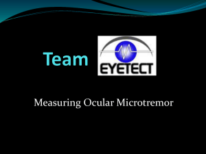 Measuring Ocular Microtremor
