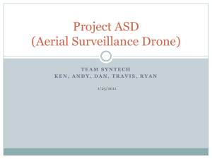 Project ASD (Aerial Surveillance Drone)