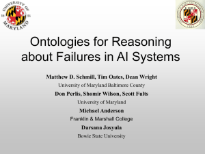 Ontologies for Reasoning about Failures in AI Systems.