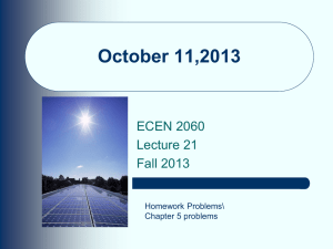 October 11,2013 ECEN 2060 Lecture 21 Fall 2013
