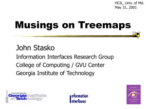 Musings on Treemaps John Stasko