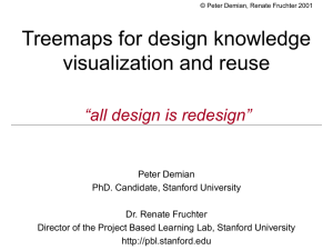 Treemaps for design knowledge visualization and reuse “all design is redesign”