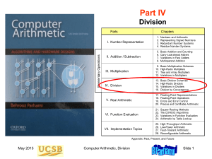 Part IV Division Parts Chapters