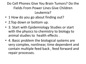 Do Cell Phones Give You Brain Tumors? Do the Leukemia?