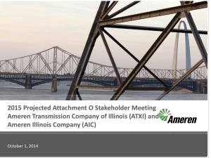 AIC and ATXI 2015 Projected Rate Meeting Presentation