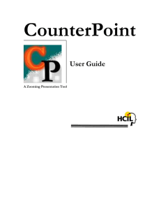 CounterPoint User Manual