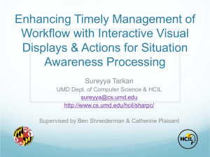 Enhancing Timely Management of Medical Workflow with Interactive Visual Displays