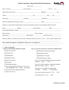 Patient Health History Form
