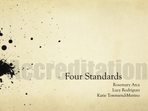 Four Standards Rosemary Arca Lucy Rodriguez Katie Townsend-Merino