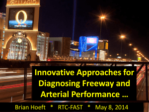 Innovative Approaches for Diagnosing Freeway and Arterial Performance 