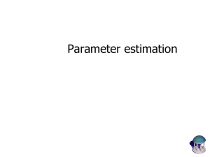 Parameter Estimation, Part 2