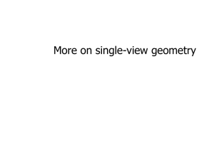 Single-View Geometry