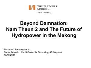 Beyond Damnation: Nam Theun 2 and the Future of Hydropower in the Mekong