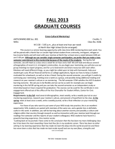 Fall 2013 WGS Graduate Course Description Booklet