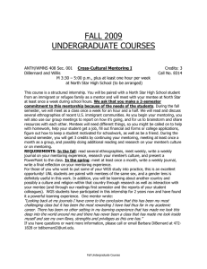 Fall 2009 WGS Undergraduate Course Booklet