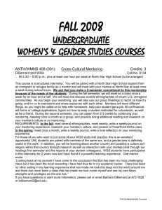 Fall 2008 WGS Undergraduate Course Booklet