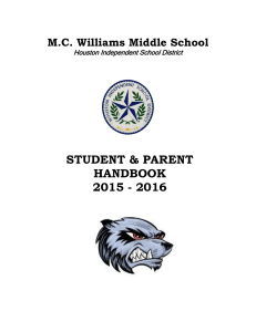 Student Parent Handbook