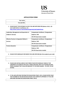 CPD Application Form: new students returning stand-alone [DOC 202.00KB]