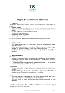 Project Board Terms of Reference [DOCX 49.52KB]