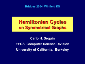 Hamiltonian cycles on (regular) polyhedra (PPT)