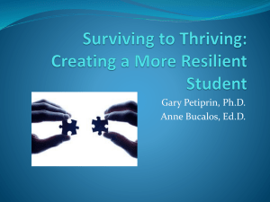 Creating a More Resilient Student