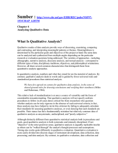 : What Is Qualitative Analysis?  153/CHAP_4.HTM