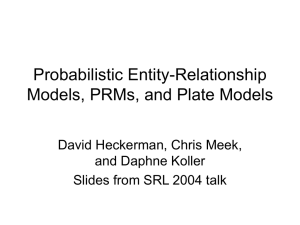 Probabilistic Entity Relation