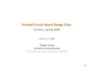 PCB Design Flow
