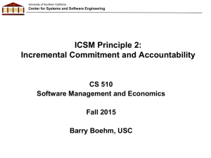 ICSM Principle II
