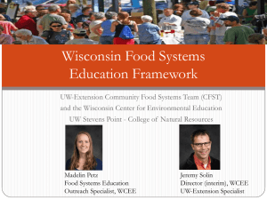 Food Systems Education Framework Summary