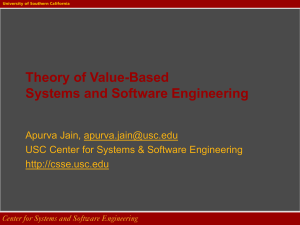 Theory of Value-Based Systems and Software Engineering