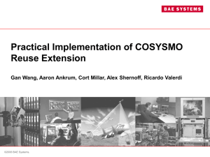 Practical Implementation of COSYSMO Reuse Extension ©2006 BAE Systems.