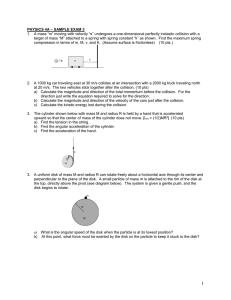 Physics 4A Sample Exam 3