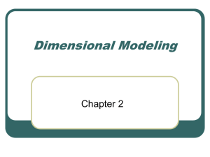 Introduction to Dimensional Modeling