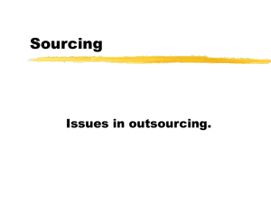 Sourcing Projects