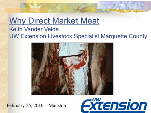 Direct Marketing of Meat 2010 (17 slides, 494 KB .ppt)